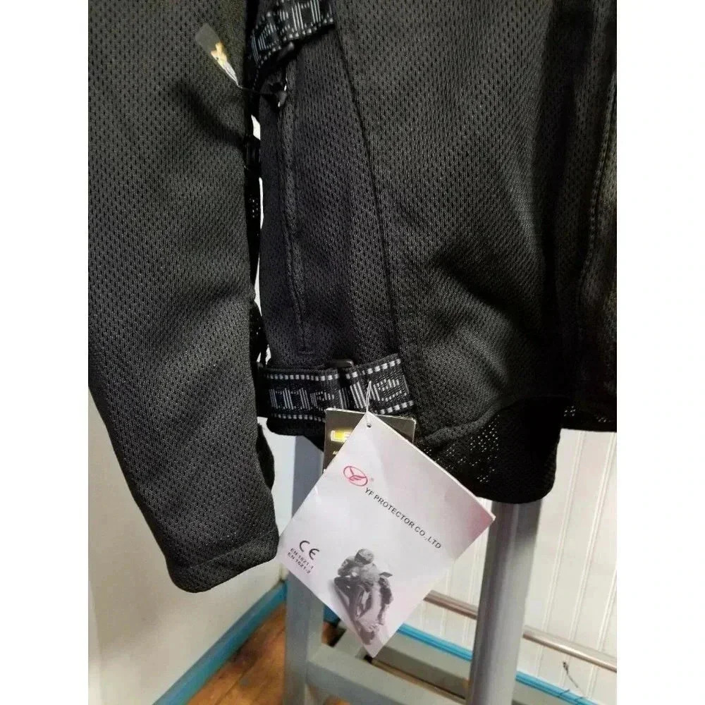 Xelement CF2157 Black Mesh Motorcycle Jacket - Picture 3 of 5